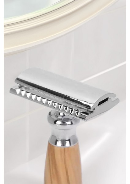 Shave Q5 Manuel Tıraş Makinesi + F10 Fırça + Kase + 5 Adet Platinum Yaprak Jilet