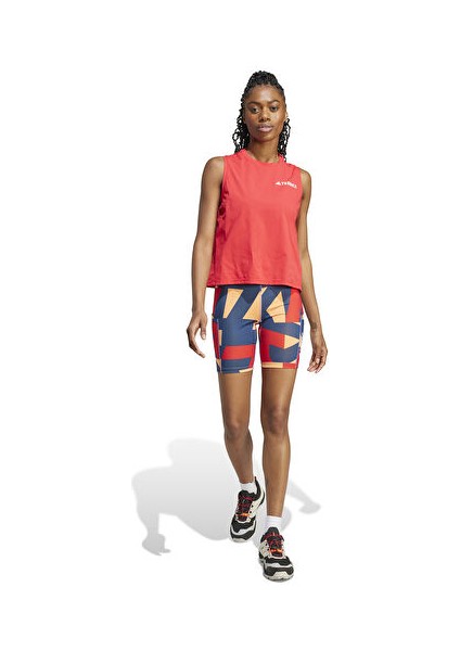 Wmt 8ın T Aop Kadın Koşu Taytı JE9417 Turuncu indirimleri