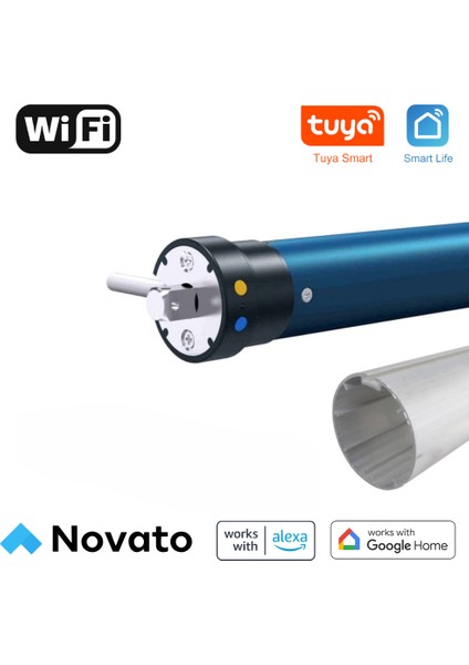 Wifi Akıllı Stor Perde Motor Seti ( Tuya, Smart Life Uyu mlu)