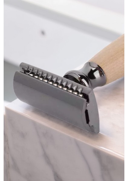 Shave Q5 Manuel Tıraş Makinesi + F2 Fırça + Kase + 5 Adet Platinum Yaprak Jilet indirimleri