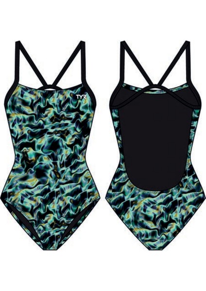 Durafast Elite® Cf Kız Çocuk Mayosu - Energia (Yeşil)