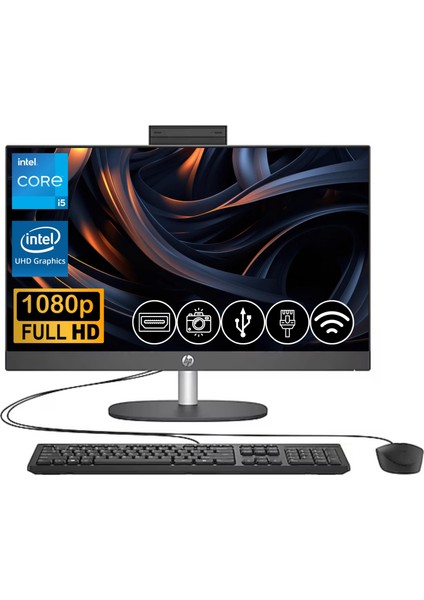 Proone 240 G10 I5 1334U 24GB 2tb M.2 SSD B6JD3ES ATL11 23.8" Fhd Freedos Siyah All In One Bilgisayar