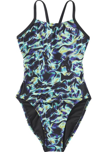 Durafast Elite® Cf Kız Çocuk Mayosu - Energia (Yeşil)