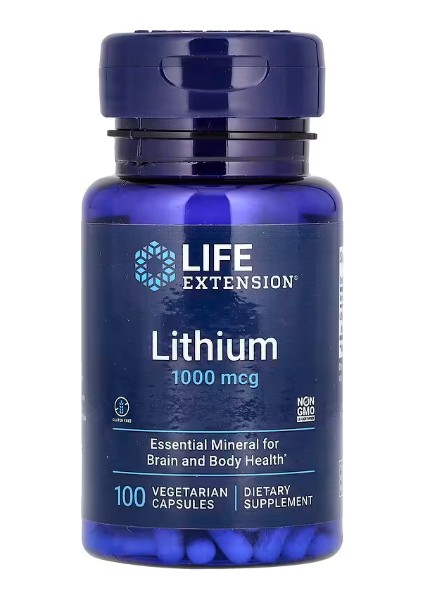 Lithium 1000 Mcg 100 Vegetarian Capsules