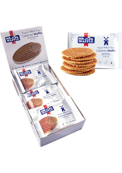 Caramel Waffle 26 gr 18li Kutu
