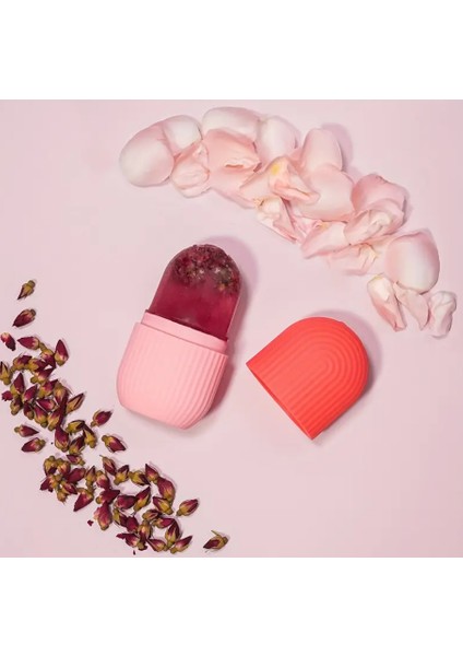 Silikon Buz Küpü Kalıbı Mor-Pembe modelleri