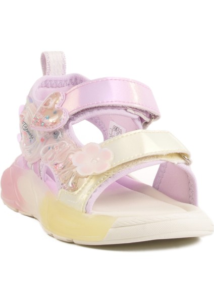 Lila Hafif Kız Çocuk Sandalet 1946 P