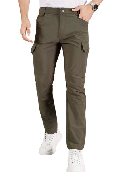 Likralı Yazlık Çok Cepli Unisex Kadın Erkek Taktik Pantolon