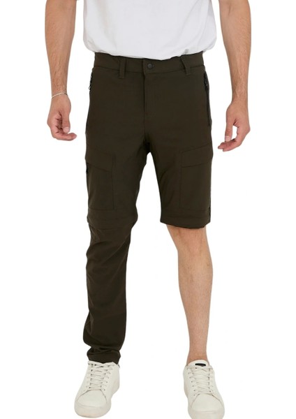 Yazlık Likralı Outdoor Şorta Dönüşen Unisex Erkek Kadın Dönüştürülebilir Taktik Pantolon