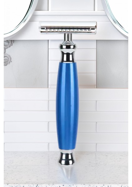 Shave Q5 Manuel Tıraş Makinesi + F9 Fırça + Kase + 5 Adet Platinum Yaprak Jilet