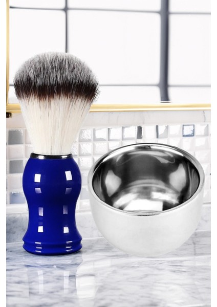 Shave Q5 Manuel Tıraş Makinesi + F9 Fırça + Kase + 5 Adet Platinum Yaprak Jilet