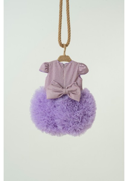 Kız Bebek Tütü Etekli Kabarık Kısa Kol Elbise Ketbaby HPN006