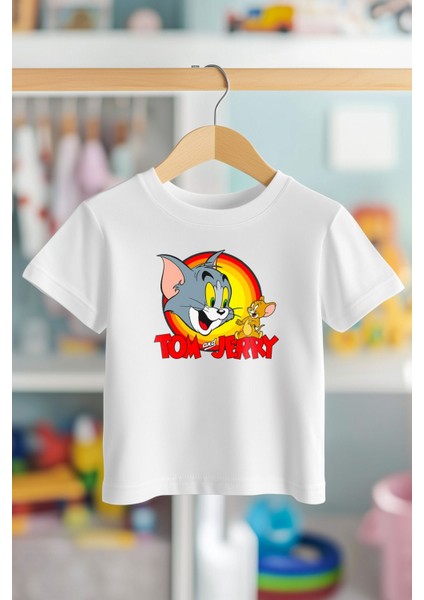 Tom ve Jerry Generic %100 Pamuk Premium Kalite Çocuk Tişörtü (3-12 Yaş)