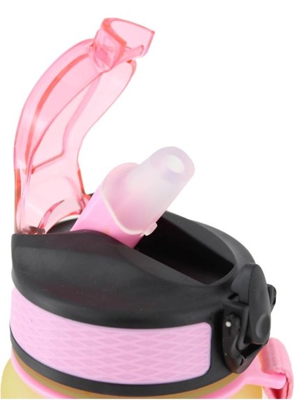 Otomatik Pipetli Su Matarası Yedek Kapağı 65MM Pembe