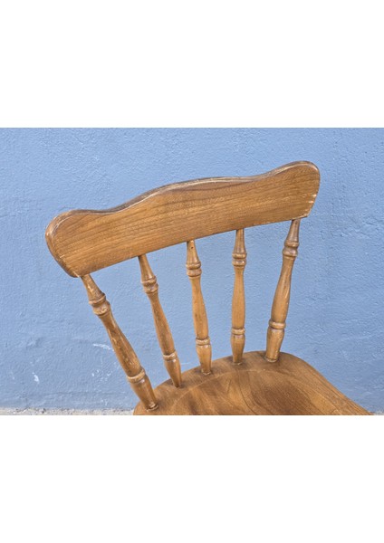 Vintage Masif Ahşap Sandalye (1 Adet) AC01 indirimleri