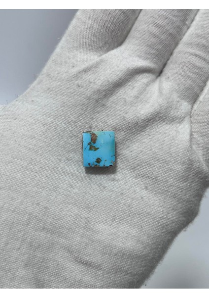 Okyanus Temalı Doğal Kabaşon Firuze Taşı 8,1 Karat - Turkuaz Taşı 1,63 Gram fiyatları