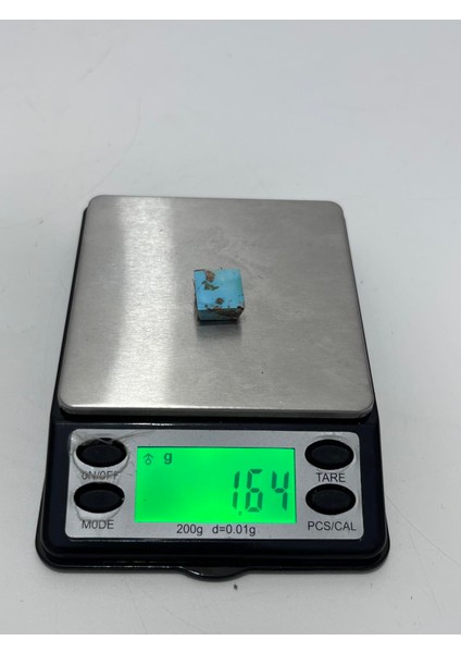 Okyanus Temalı Doğal Kabaşon Firuze Taşı 8,1 Karat - Turkuaz Taşı 1,63 Gram indirimleri
