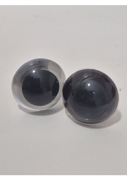 Amigurumi Peluş Oyuncak Vidalı Göz Şeffaf Siyah 18MM (10 Adet) fiyatları