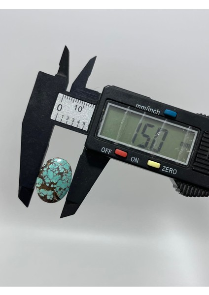 Okyanus Temalı Doğal Kabaşon Firuze Taşı 18,6 Karat - Turkuaz Taşı 3,72 Gram
