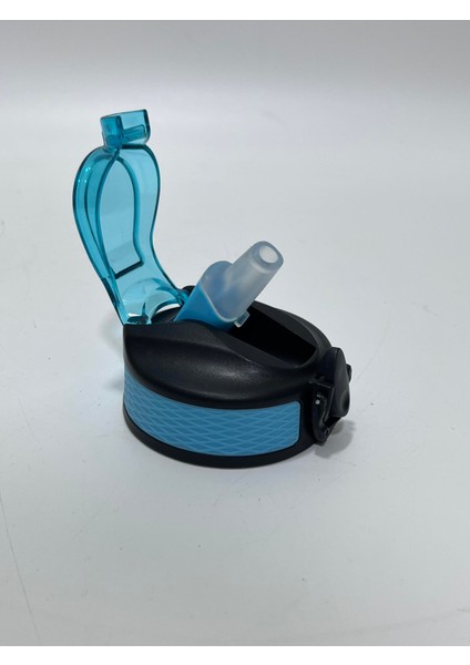 Otomatik Pipetli Su Matarası Yedek Kapağı 65MM Mavi