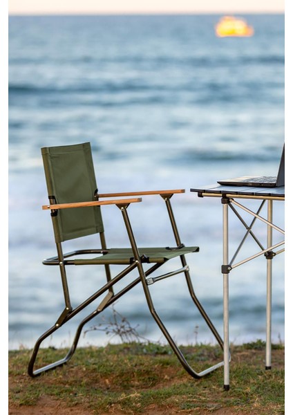 120 Kg Taşıma Kapasiteli Büyük Li Ultra Kamp Sandalyesi-Haki modelleri