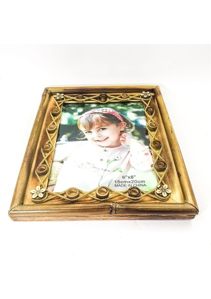 Kişiye Özel Ahşap Bambu Desenli Çerçeve modelleri