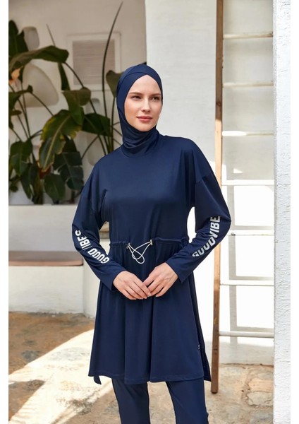 Likralı Mayo Kumaş Kadın Tesettür Mayo 253132