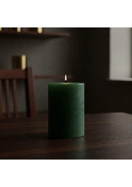 Respira Design Co 7*15 Yeşil Silindir Mum fiyatları