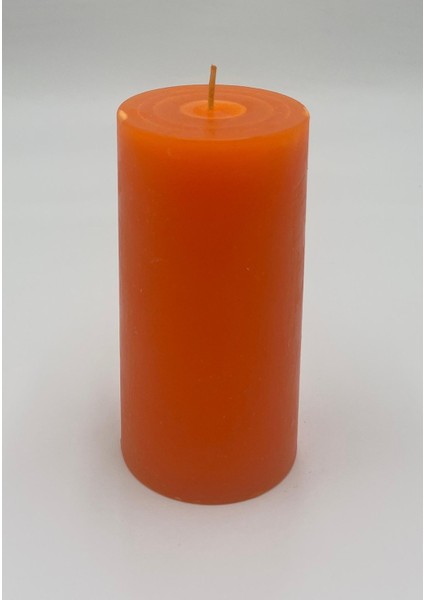 Respira Design Co 7*15 Turuncu Silindir Mum fiyatları