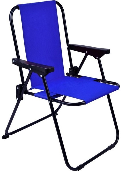 2-6 Yaş Lüx Çocuk Piknik Sandalyesi-Mini Kamp Sandalyesi-Mavi