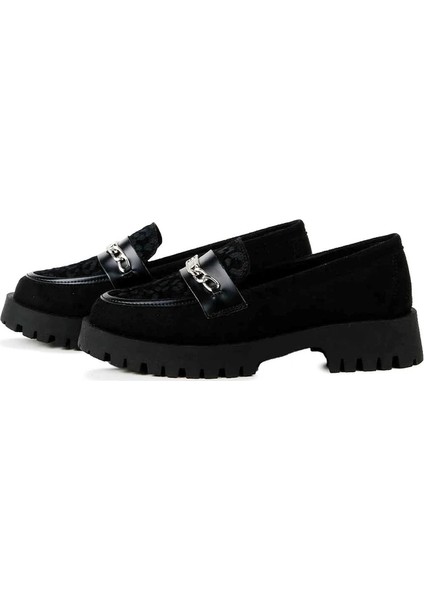 Brenda Leopar Desenli Loafer