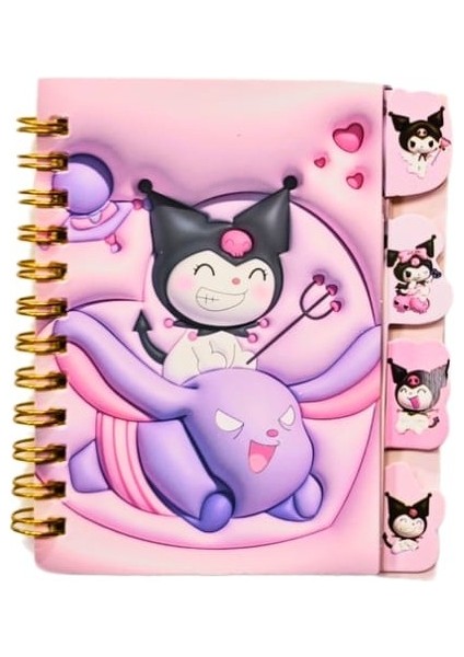 Kuromi My Melodi Spiralli Not Defteri