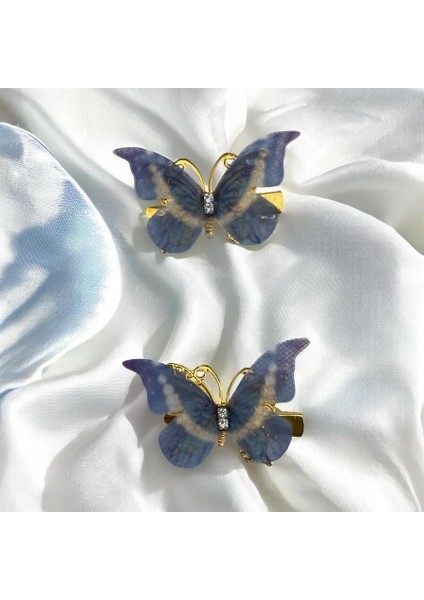 Renkli Kelebek Desenli Pens Toka