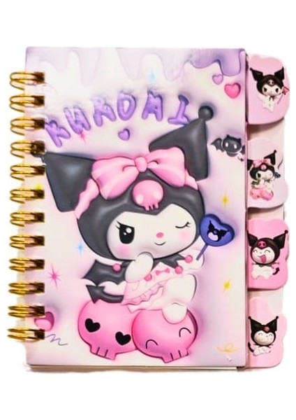 Kuromi My Melodi Spiralli Not Defteri fırsatları