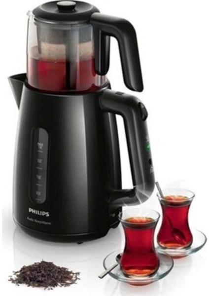 Çaycı Çay Makinesi Cam Demlikli Çaycı