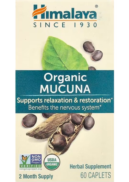 Organic Mucuna 60 Caplets