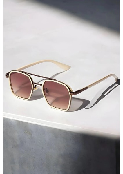 Ecs Krem Kahve Unisex Güneş Gözlük fiyatları