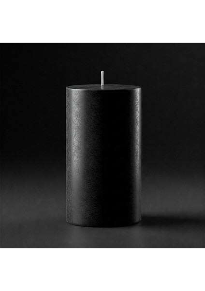 Respira Design Co 7*15 Siyah Silindir Mum indirimleri