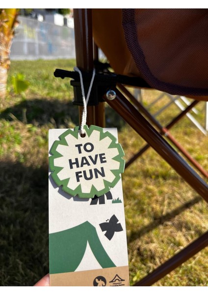 Hispeed Katlanır Balkon Teras Kamp Sandalyesi Kahverengi Taşıma Çantalı indirimleri