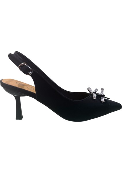 Orijinal Guja 374-3 Fiyonklu Sivri Burun Bayan Abiye Stiletto