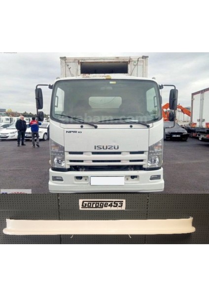 Isuzu Npr 3D Long Ön Karlık Ek Beyaz Dar Model GARAGE453