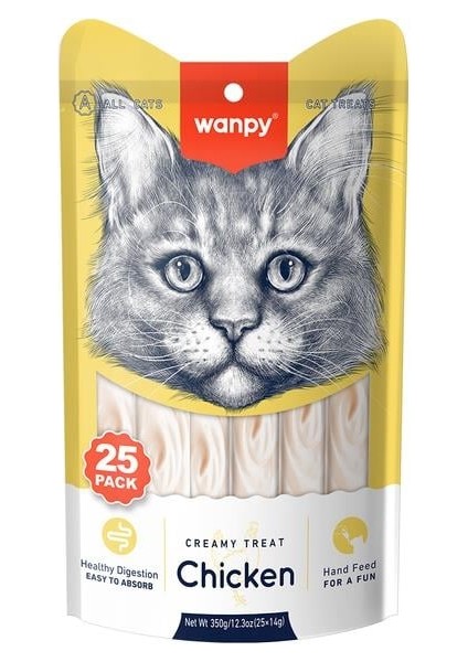 Tavuk 25X14 Gram Krema Kedi Ödülü