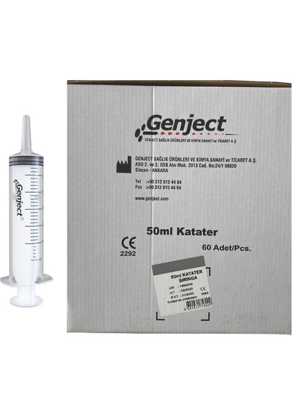 - 50 ml Beslenme Gavaj Enjektörü Çam Uçlu - 60 Adet