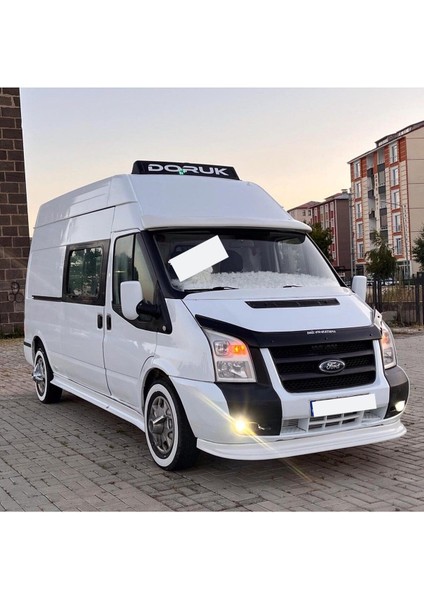 Ford Transit 2007 2014 Beyaz Ön Tampon Lip Abs Geniş 2 Parça GARAGE453 fiyatları