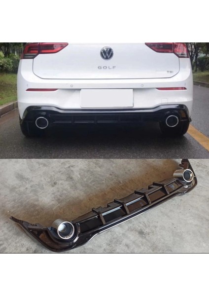 Golf 8 Gtı Diffizör Ital Piano Black Taiwan GARAGE453