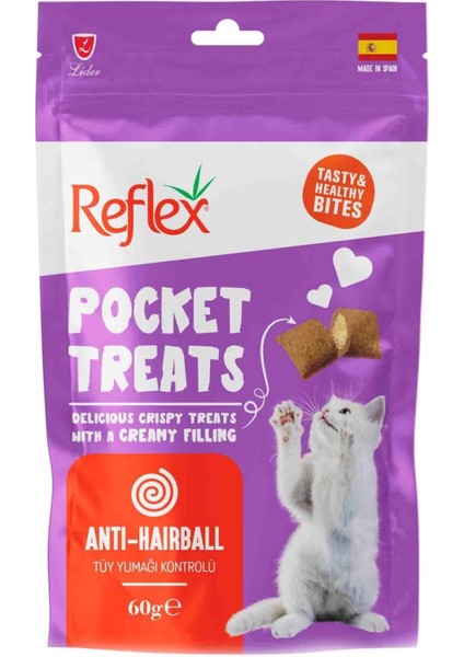 Pocket Treats Anti Hairball Kedi Ödülü 60 G