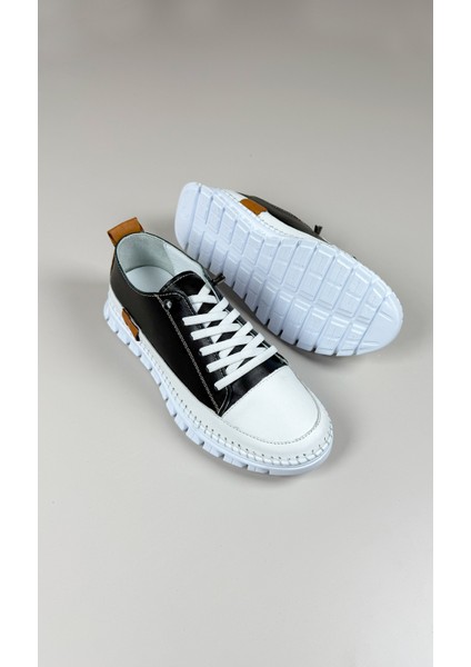 Almina Konwers 003 - Hakiki Deri Kadın Günlük Sneaker