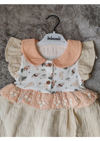 6-24 Ay Rabbit Desenli Kız Bebek Elbise fiyatları