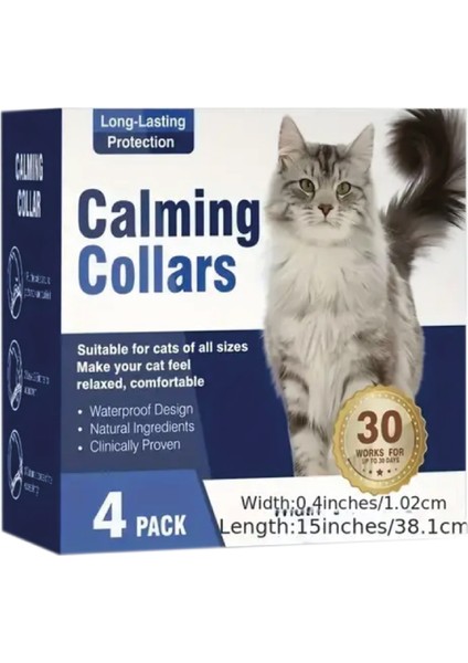 Calming Collars Cat Sakinleştirici Kedi Boyun Tasması 4'lü Paket