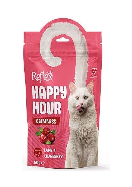 Happy Hour Sakinleşmeyi Destekleyici Kedi Ödül Maması 60 Gram